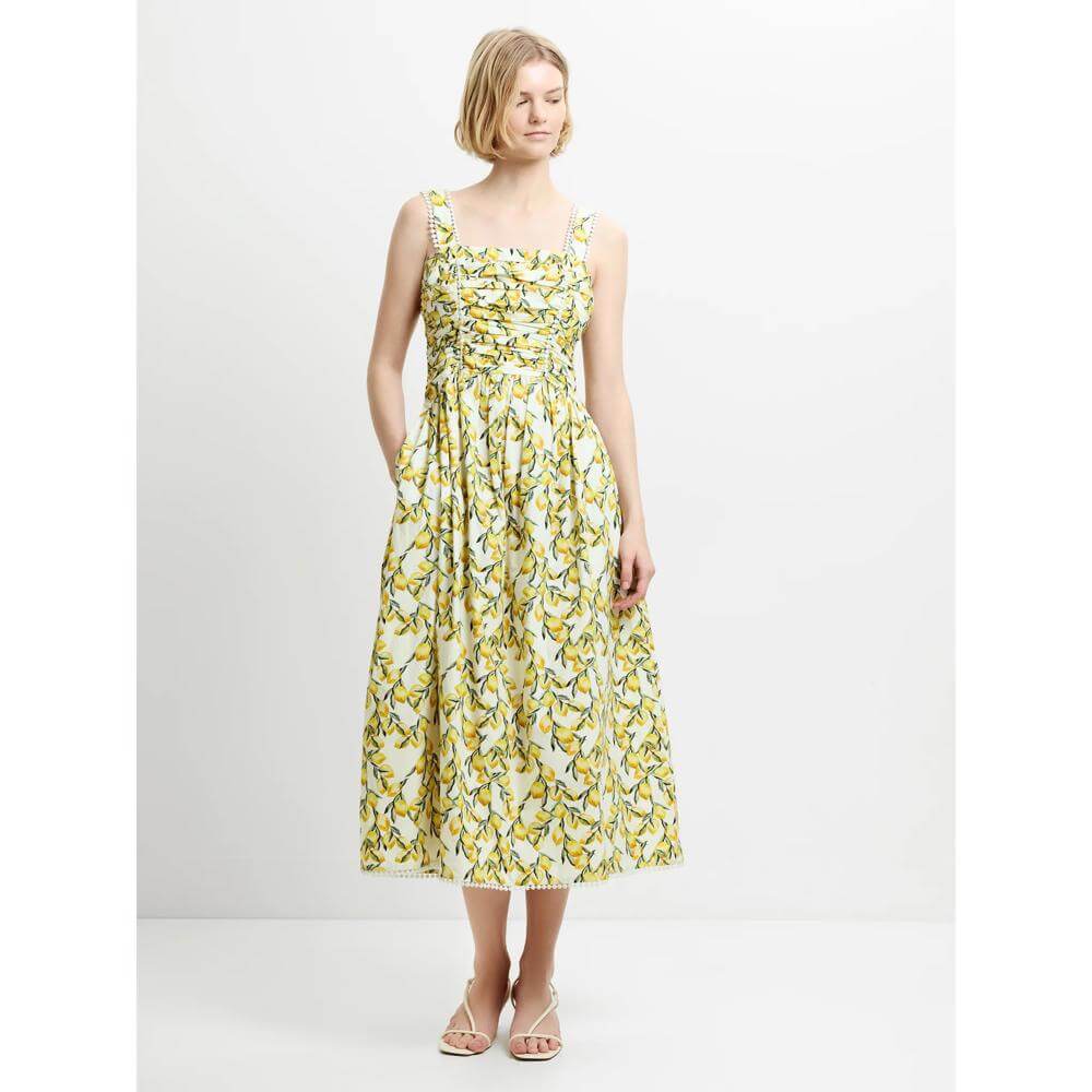 French Connection Citrus Barletta Midi Dress